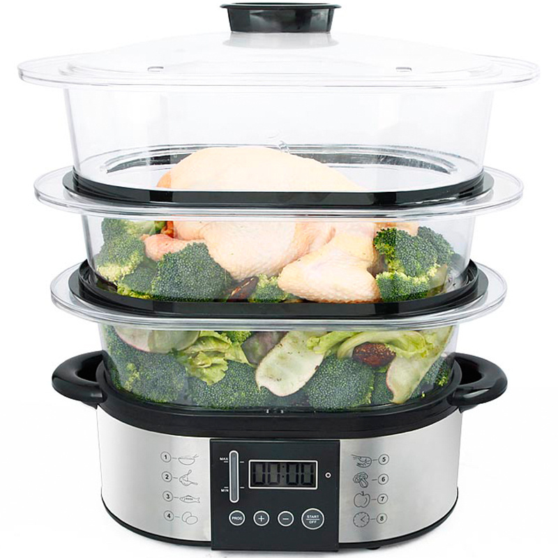 Digital Home Vegetable Steamer Electric Food Steamer Electric Steam Cooker Electric Food Steamers