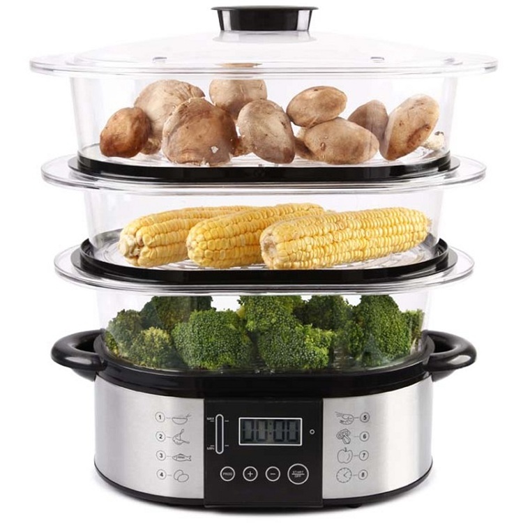 Digital Home Vegetable Steamer Electric Food Steamer Electric Steam Cooker Electric Food Steamers