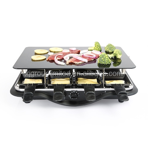 Electric hot stone /glass ceramic plate grill