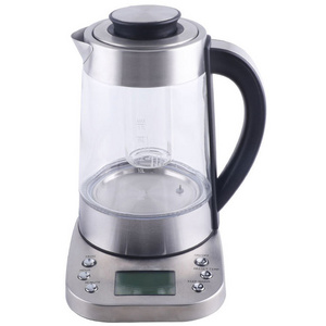 small kitchen appliances cordless 1.7l with filter water clear electric glass electric kettles for home