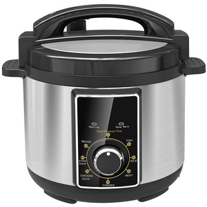 High Quality Commercial Electric Pressure Cooker 6qt Multi Capacity Pressure Pot Stainless Steel Kitchen 1000W Induction Cooker