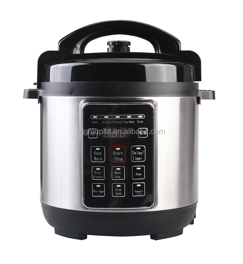 12861A pressure cooker with 24-hour delay and 2 QT with stainless steel housing and 6 automatic functions Chinese production