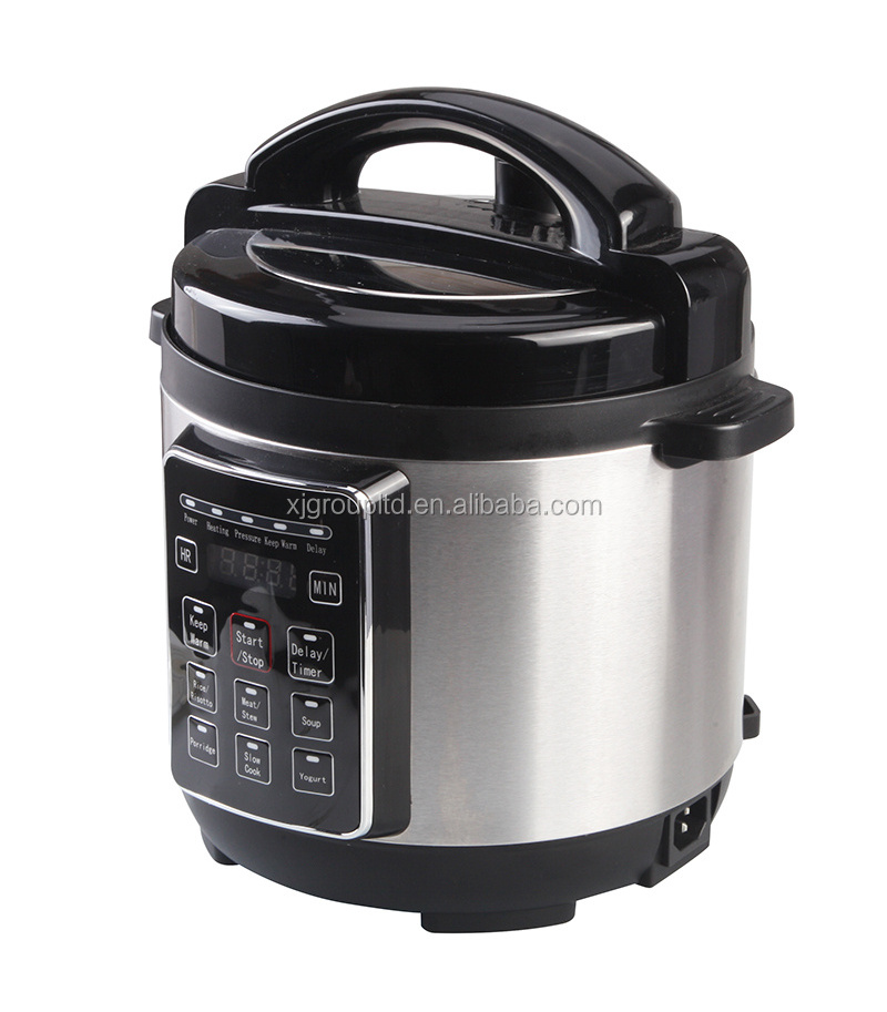 12861A pressure cooker with 24-hour delay and 2 QT with stainless steel housing and 6 automatic functions Chinese production