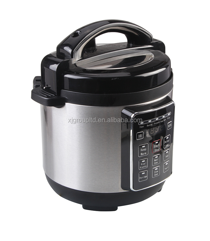 12861A pressure cooker with 24-hour delay and 2 QT with stainless steel housing and 6 automatic functions Chinese production