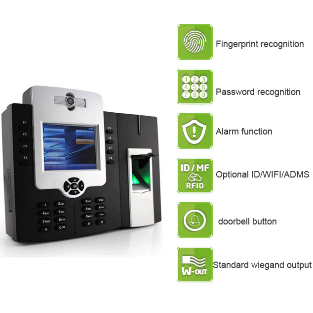 Cheapest FR05 Free API WIFI Camera Fingerprint Card Time Attendance System Face Recognition Biometric Access Control Products