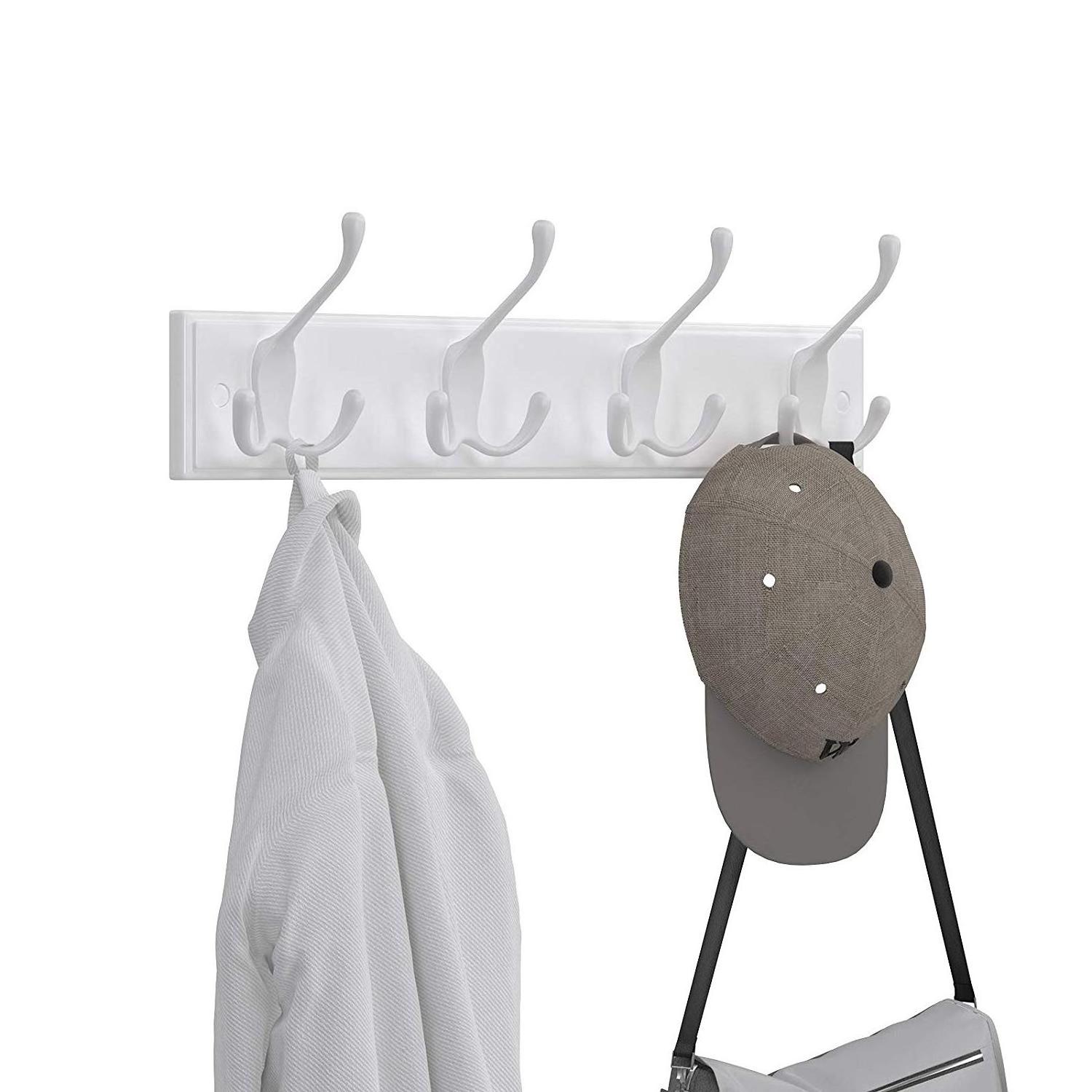 High Quality French modern coat rack  wall nail  white wooden coat hook