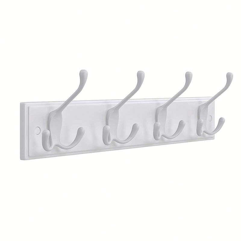 High Quality French modern coat rack  wall nail  white wooden coat hook