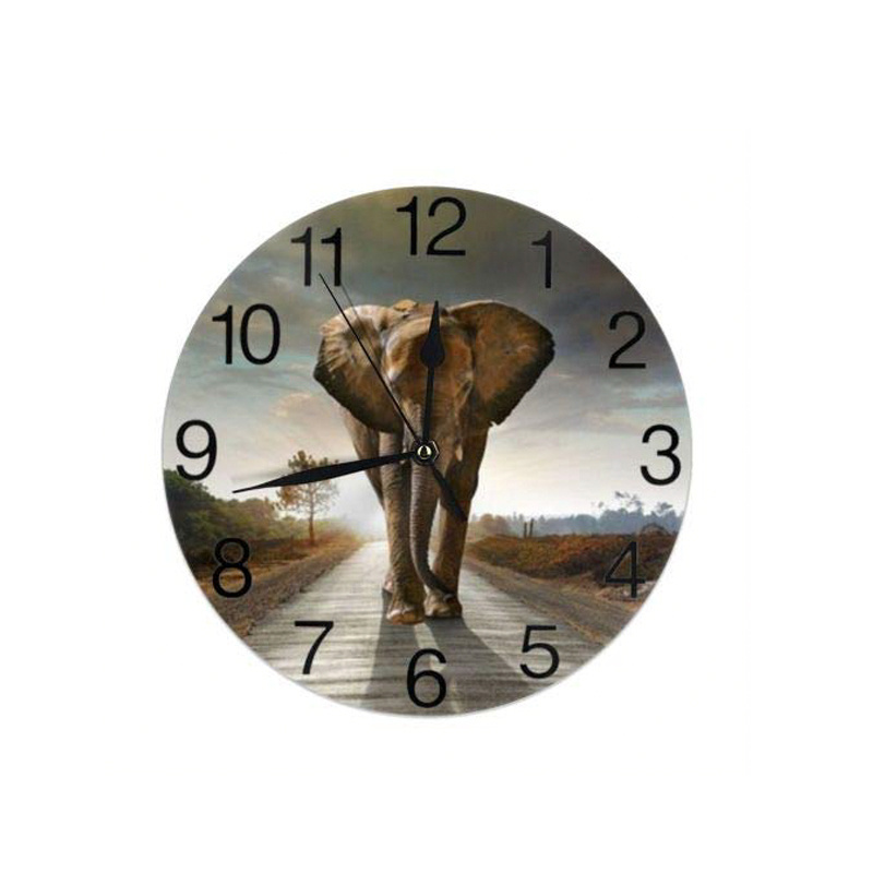 Customised simple fashion  living room light luxury decoration  corner elephant wall clocks