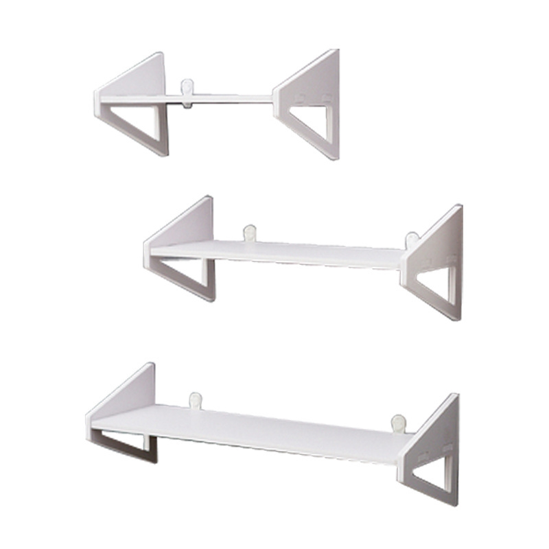 Easy to hang using  pvc  triangle cat float wall shelf white