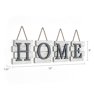 Garden Decoration Home Decor Vintage Wooden Wall Ornament Alphabet Wood Letters Wood Customized Logo Custom High Quality Home