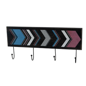 Modern Natural Wooden Wall Mounted Vintage Organizer robe Hangers  Decorative Coat Hooks