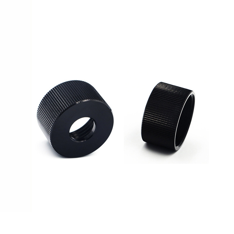 Black Alu CNC Precision Glosy Anodize 0.001Mm Parts