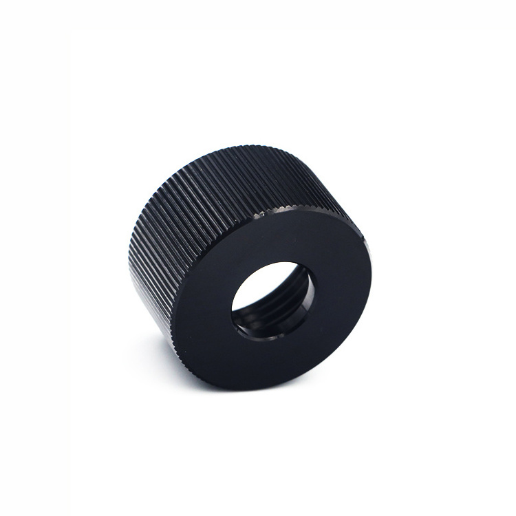 Black Alu CNC Precision Glosy Anodize 0.001Mm Parts