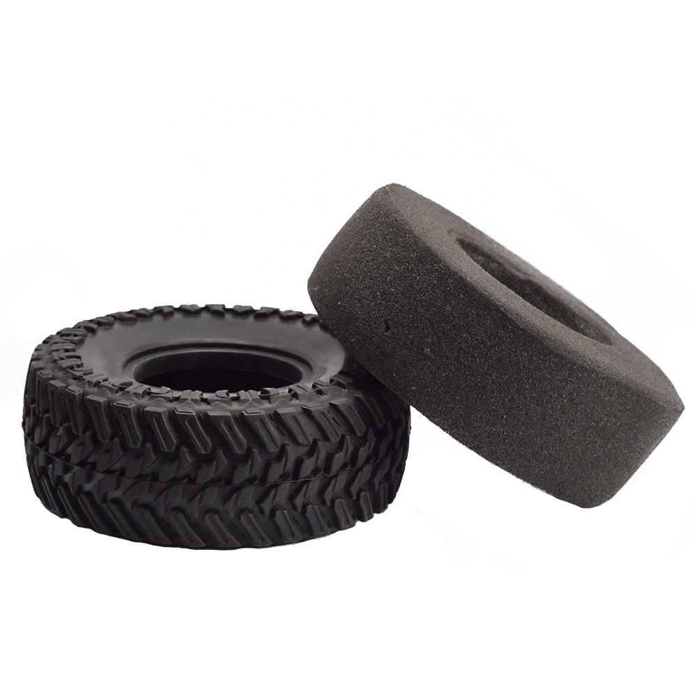 4PCS 108mm 1.9 Inch Rubber Rocks Wheel Tires for 1/10 RC Rock Crawler Axial SCX10 90047 D90 D110 TF2 TRX-4