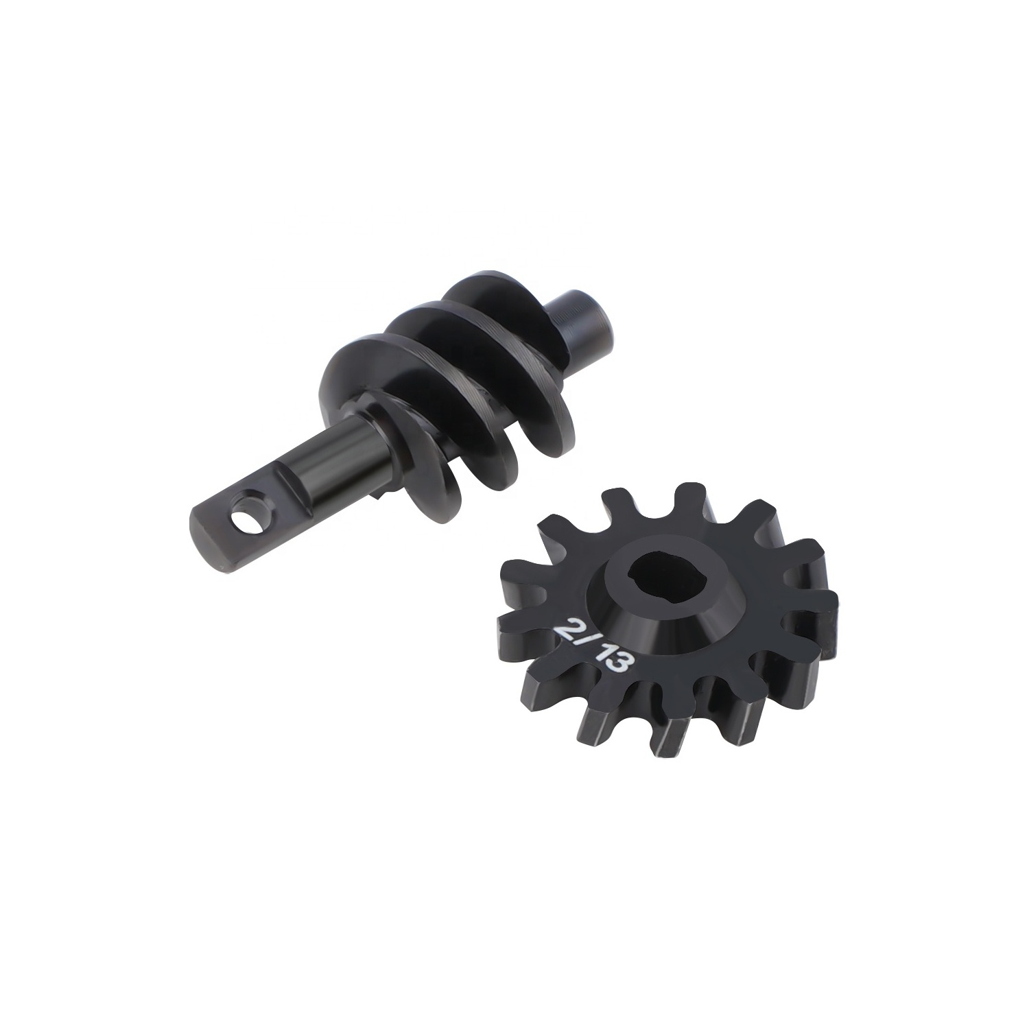 CNC Hardened Steel 2/13T Overdrive OD Gear Set for 1/24 RC Car Axial SCX24 Gladiator Bronco C10 JLU Deadbolt B17 Upgrade Parts