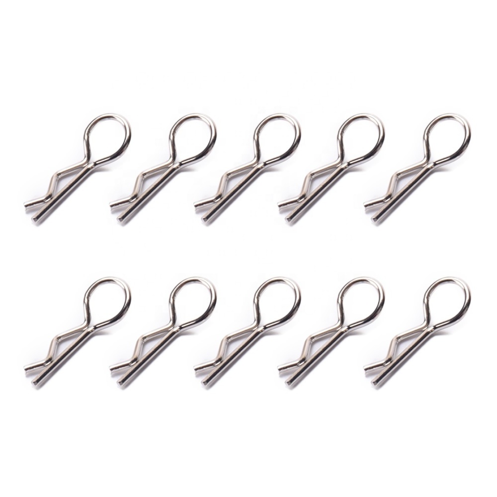 RC CAR accessories 1.2 Rod diameter Small-ring Boby Clips for Mostly 1/12th 1/10th TRAXXAS Axial RC car