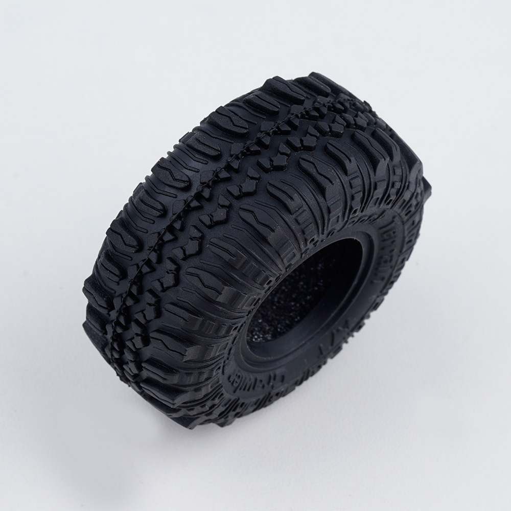 1.0 Tires- 57 * 25mm Super Soft Crawler Tires for TRX4M Axial AX24 SCX24 FCX24 Enduro24 Upgrade