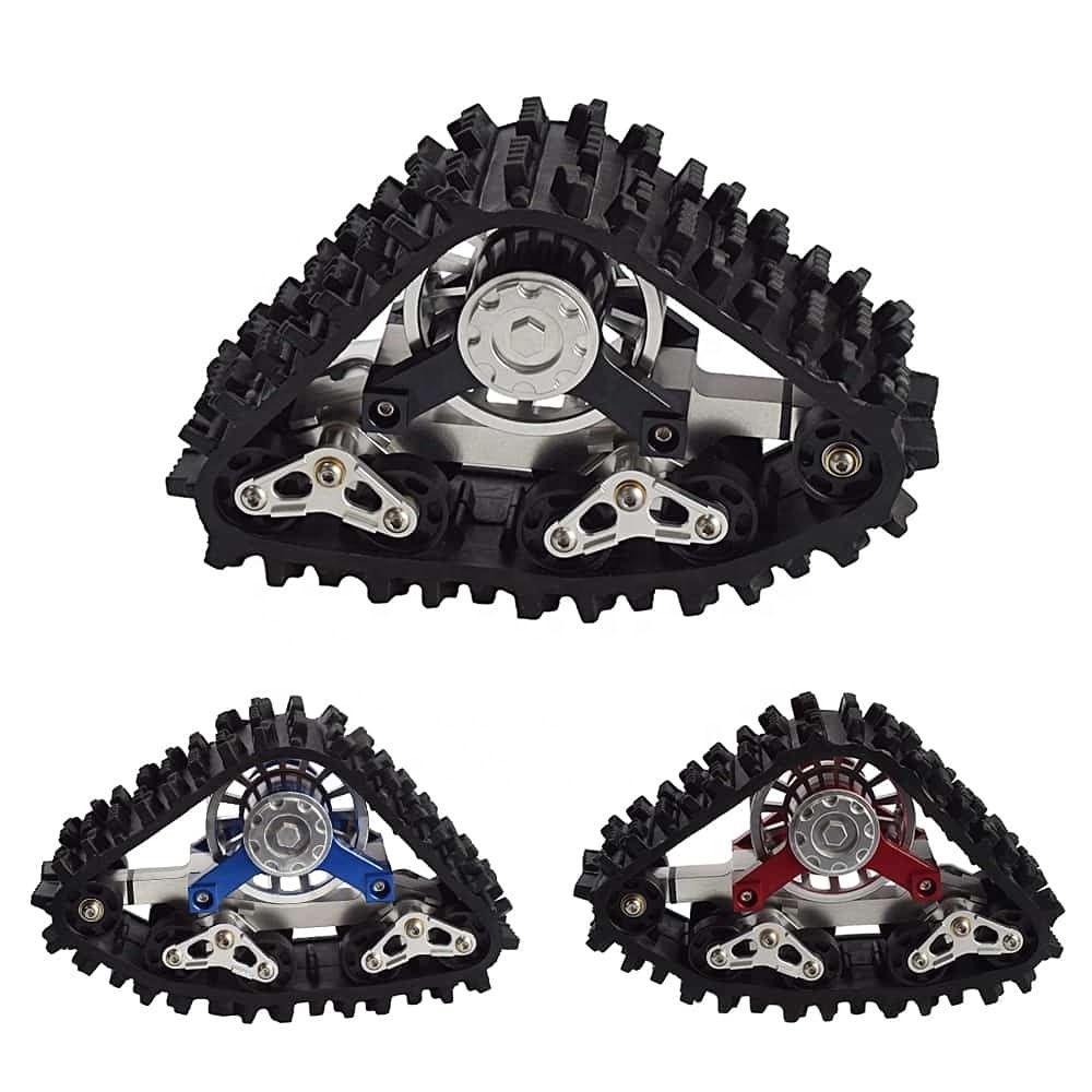 RC Snow Track Wheel Tires Buggy Snow Sand Paddle Tires Tyre for 1/10 RC Crawler Car Traxxas TRX-4