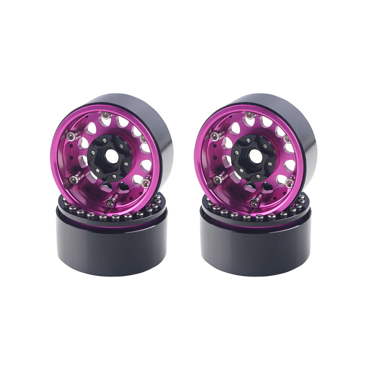 4PCS 1.9 inch Metal Wheel RC Climbing Car is Suitable for Scx10ii Trx4 Tamiya D90 D110 Cc01 Tf2