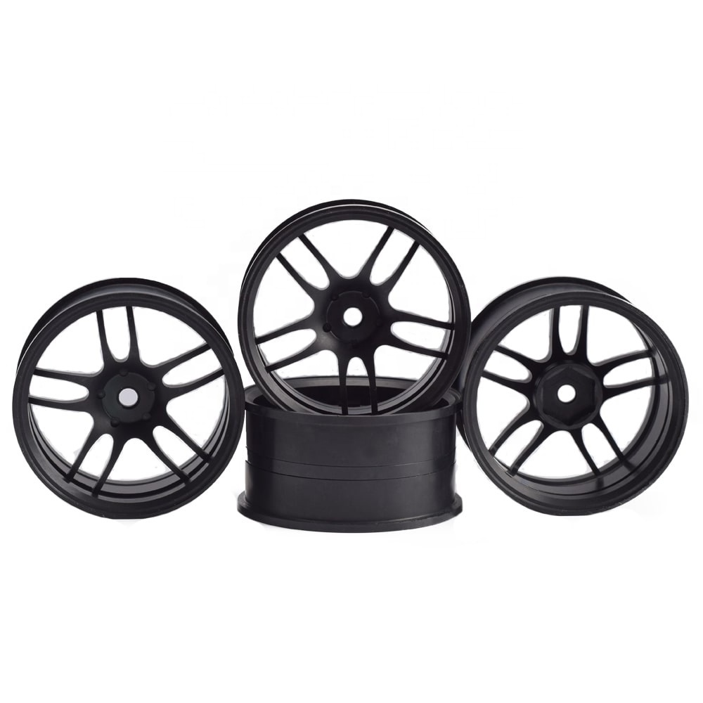 4PCS Aluminum Alloy Wheel Rims for 1/10 RC Drift Racing Car Touring Upgrade Parts HSP HPI Himoto Kyosho Sakura