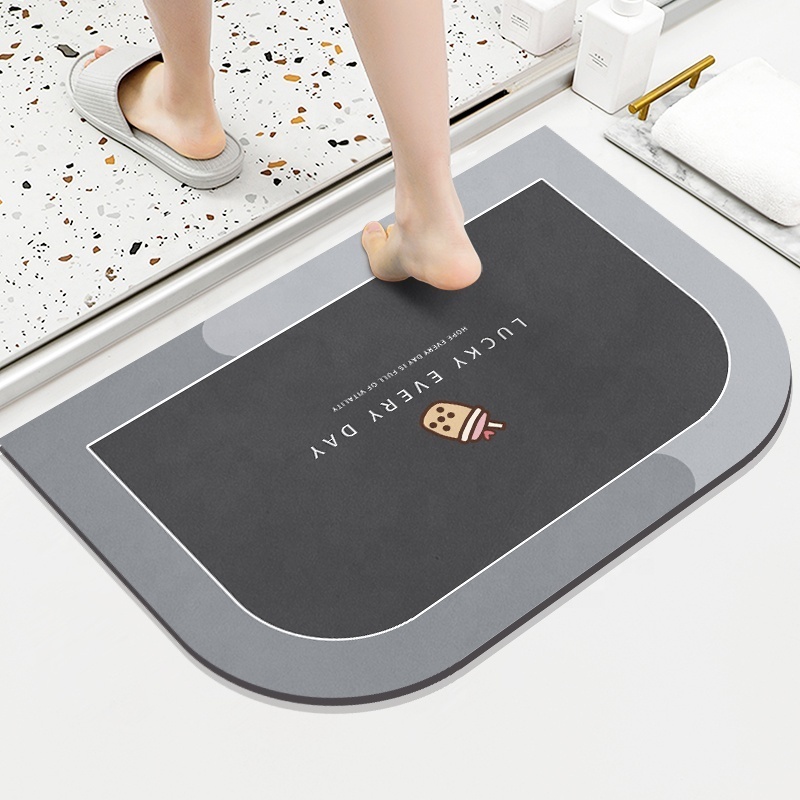 2024 High Quality anti slip rubber material indoor foot mats Kitchen rug carpet floor mat comfort  water absorbent kitchen mats