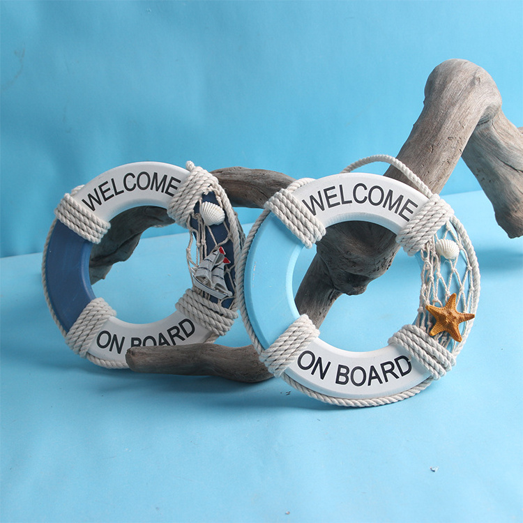 Mediterranean Welcome  home decor buoy home wall nautical decoration