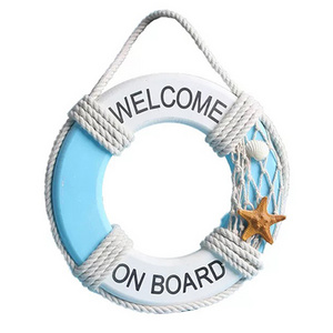 Mediterranean Welcome  home decor buoy home wall nautical decoration