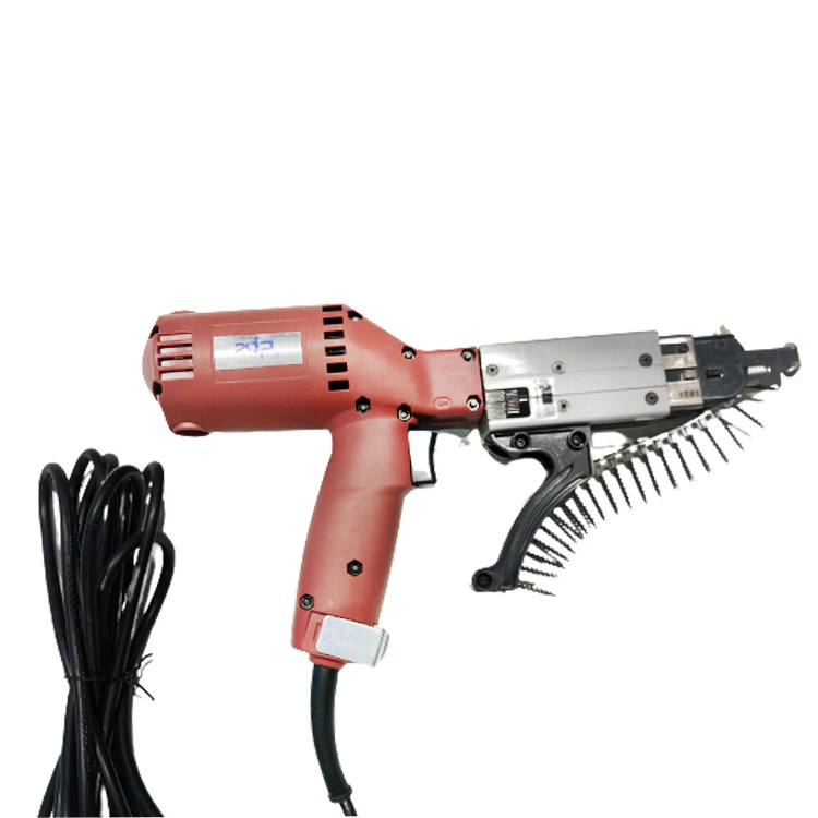 XJP Switched Autofeed Drywall Gun  Electric drywall screw gun