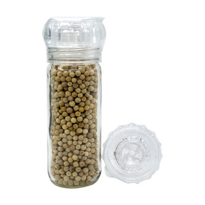 Manufacturer Sale Transparent Salt Pepper Mill 100ml High Quality Manual Spice Grinder