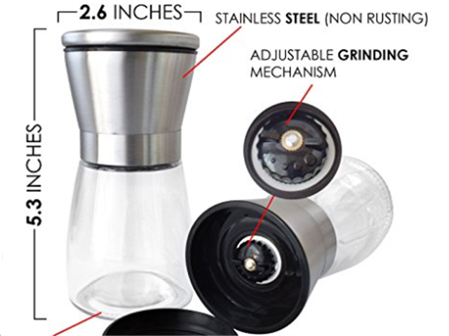 spice grinder salt and pepper mills, commercial spice grinder with cooling