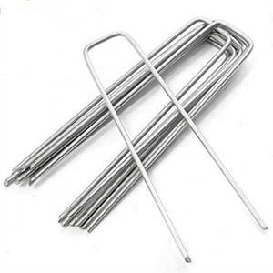 galvanized steel garden ground stakes landscape fabric u shaped nails garden sod staples