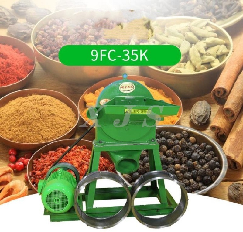 electric wheat rice maize corn grinding grinder miller Small scale grain mill home use mini wheat flour milling machine