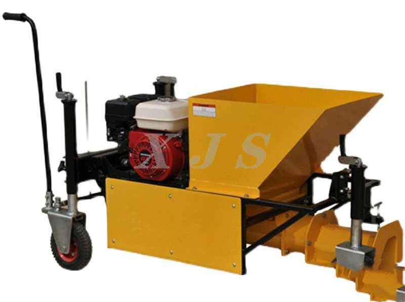 Concrete paver, concrete curb extruder, concrete curb and gutter machine