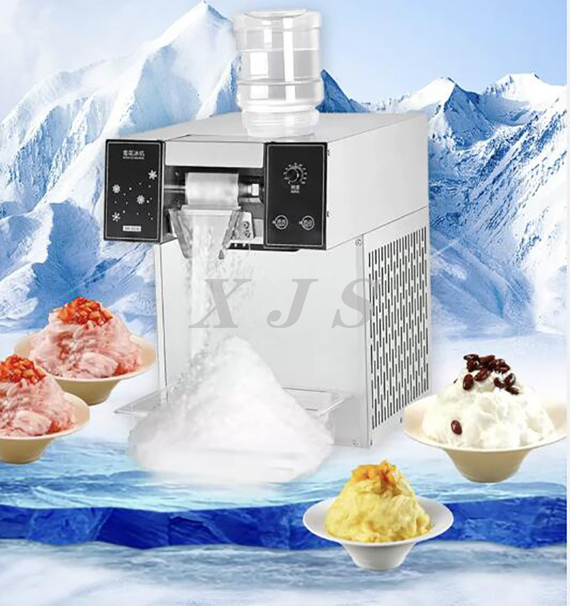 Automatic Snowflake Flake Cream Crusher Maker Make Shaved Ice Machine