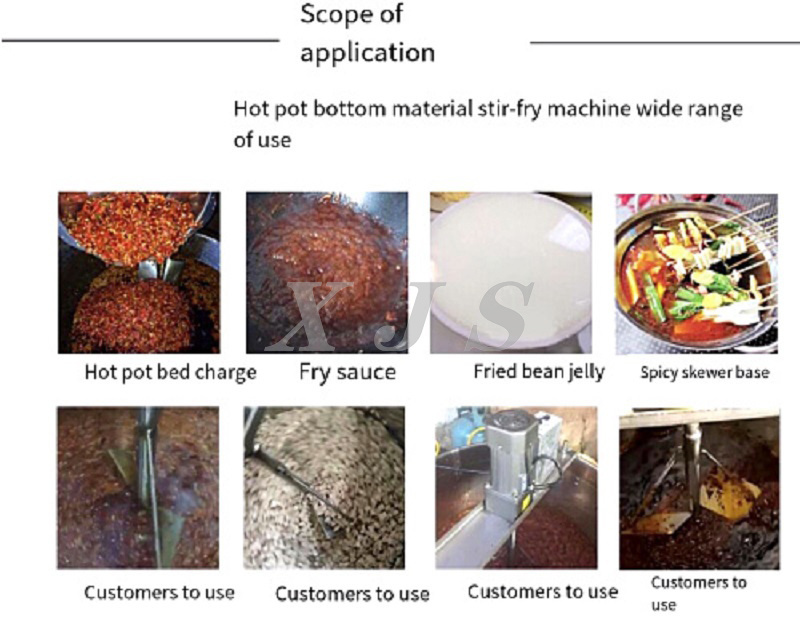 Electric 30L Soup Porridge Boiler Making Machine /Cooking Pot With Mixer/Food Cooking Mixer Machines With Agitator