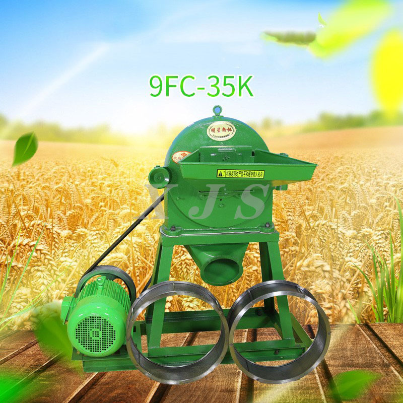 electric wheat rice maize corn grinding grinder miller Small scale grain mill home use mini wheat flour milling machine