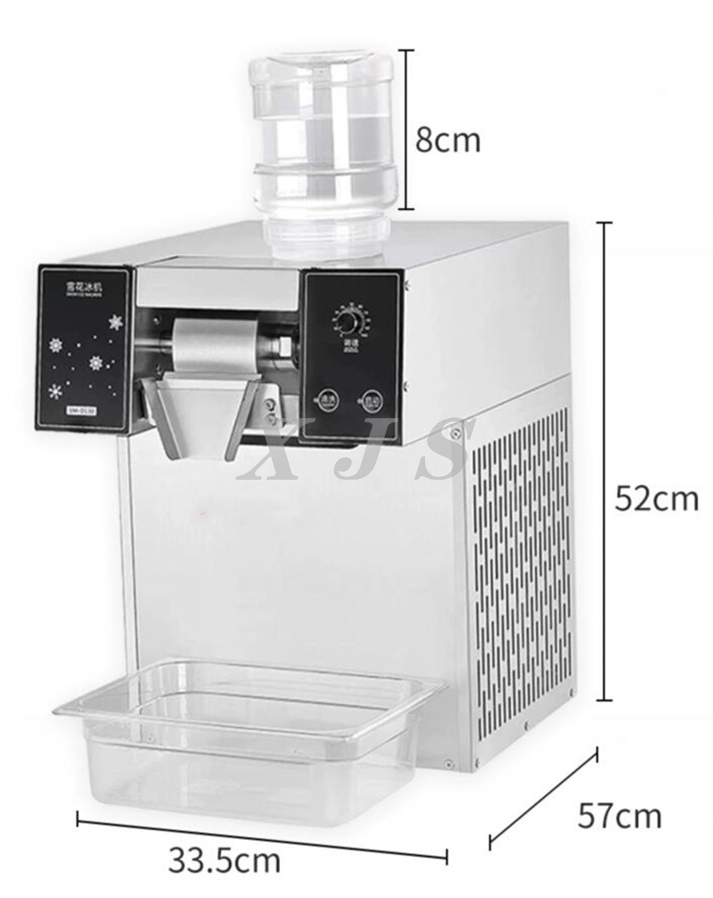 Automatic Snowflake Flake Cream Crusher Maker Make Shaved Ice Machine