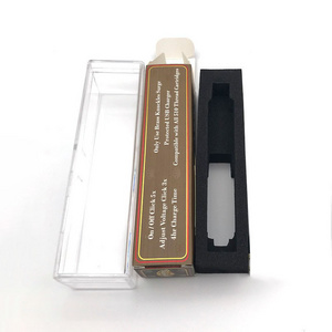 Premium Paper Box Runz Disposable Pen Transparent Box Cartridge and Thick Oil Battery Package