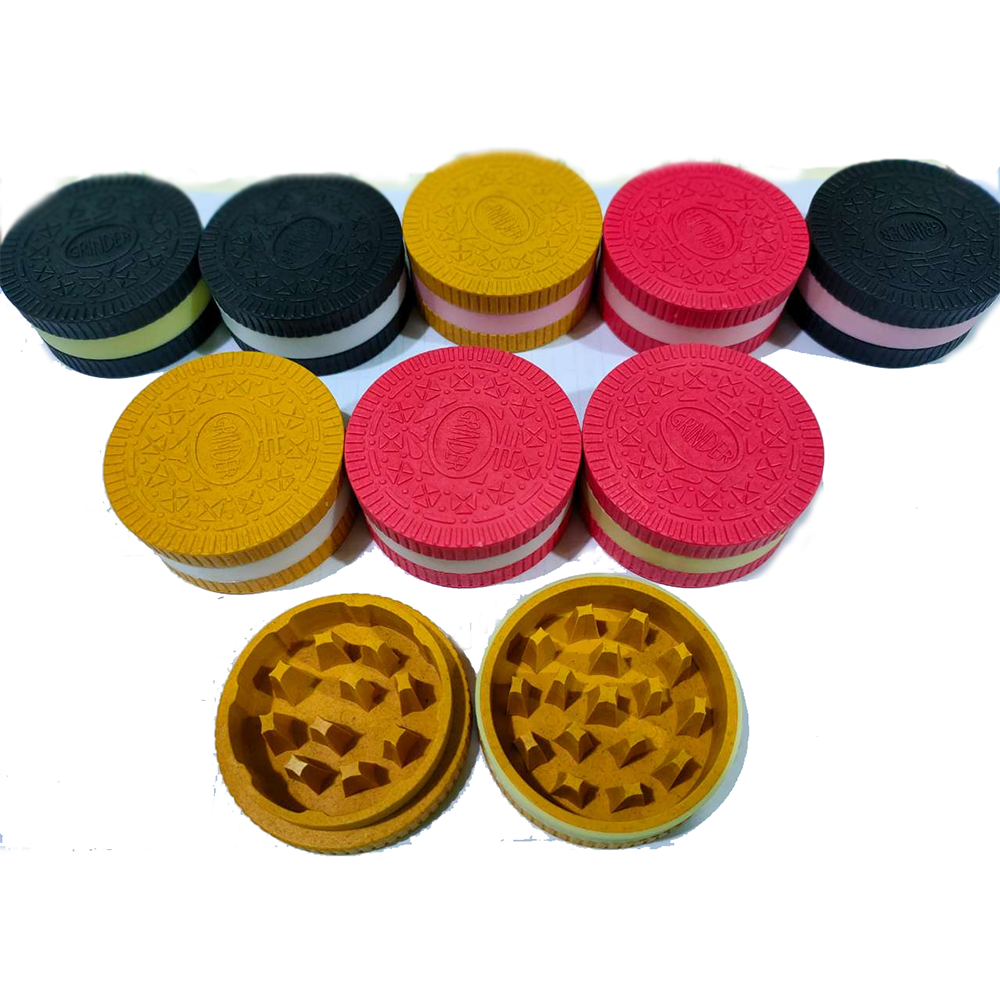 Biscuits Herb Grinder Girls Commercial Biodegradable Degradable Pink Herb Grinder