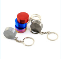 30MM 2 Part Mini Herb Grinder Keychain Tobacco Grinder