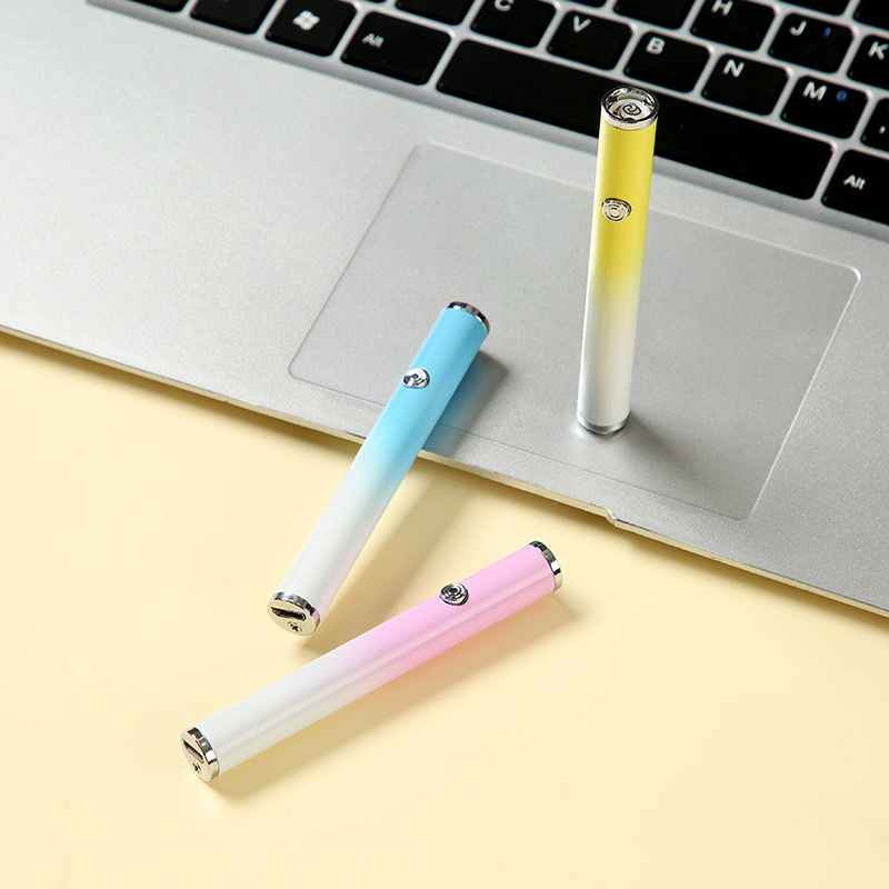 Colorful Gradient Vapors USB Charging Puffs Lighter Wipe Wape Smoking Accessories Cigarette Lighter