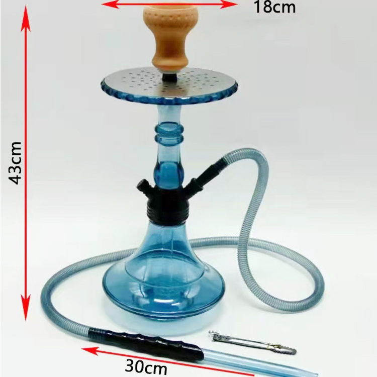 Big LED Hookah Shisha Light Up Plastic Smoking Shisha Chicha Hookah