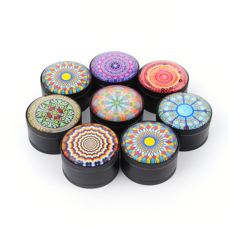 Kaleidoscope Fish Eye Grinder Premium Cool CNC Herb Tobacco Grinder