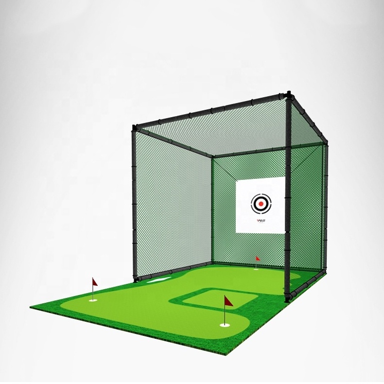 Portable indoor and outdoor  practice  and cage for training with high quality golf net