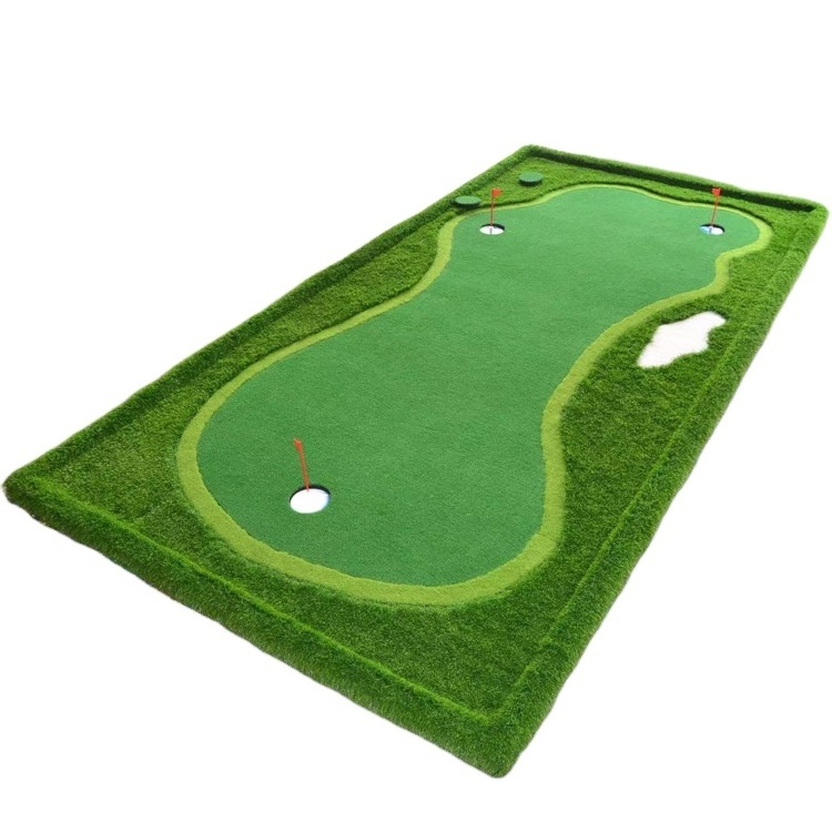 Mini golf green single hole factory wholesale indoor range practice green mat