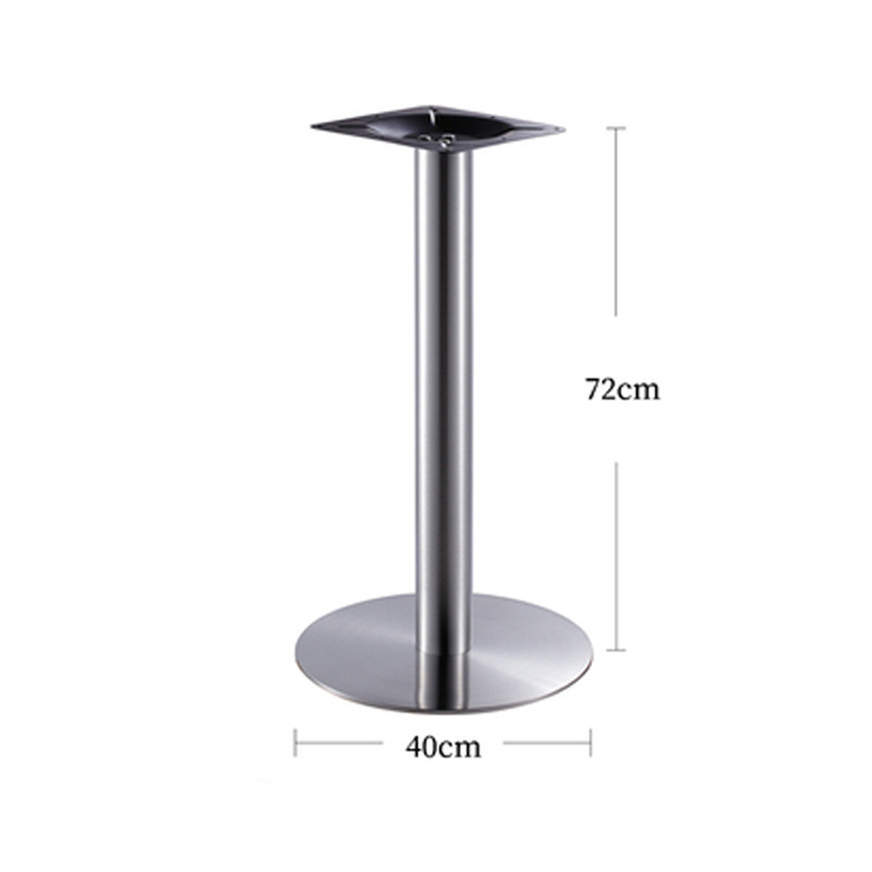 Industrial Square Rectangle Metal Dining Coffee Bar Table Stainless Steel Table Base Gold Black Wrought Cast Iron Table Base