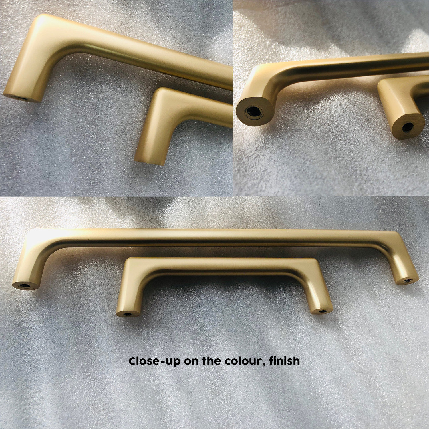 WEKIS OEM Minimalist Wardrobe Handle Design 3 Inch Drawer Pulls Handle Brushed Nickel Mid Century Modern Drawer Pulls