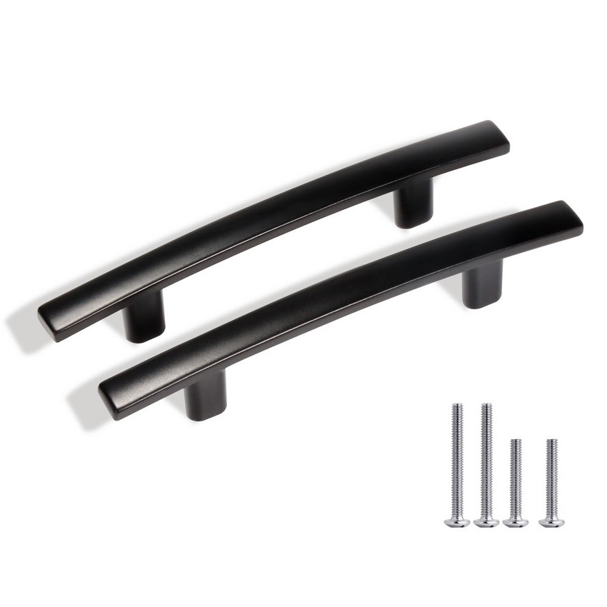 Wekis Best Selling Matte Black Silver Gold Metal Kitchen T Bar Drawer Pull Brass Pull Long Cabinet Handle Furniture Handle