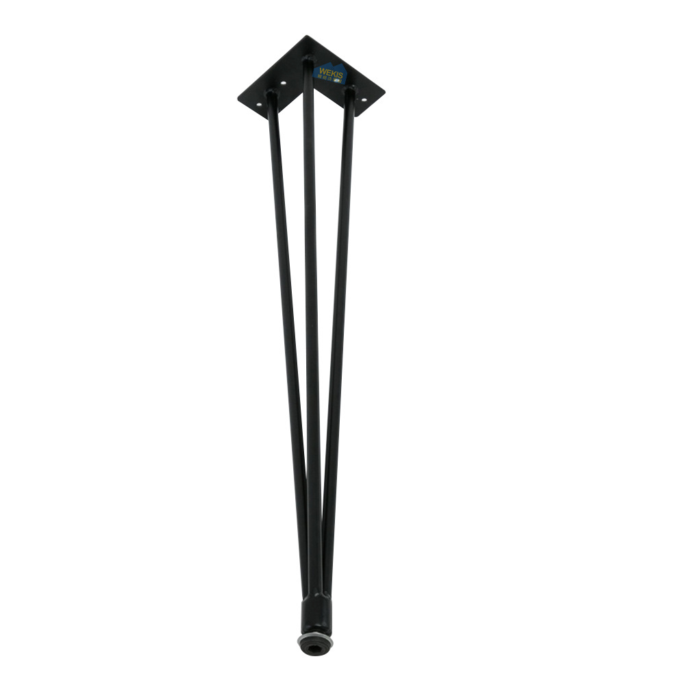 Hairpin Legs Black Wholesale Cheap Round Iron Steel Restaurant Desk Feet Metal Bench Coffee Dining Table Hairpin Furniture Legs