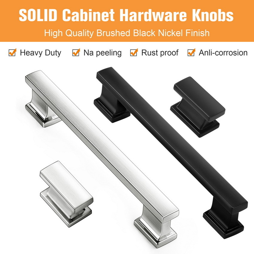 Hardware Accessories Wardrobe Dressing Table Handle Zinc Alloy Drawer Bronze Pull Kitchen Furniture Cabinet Door Handle